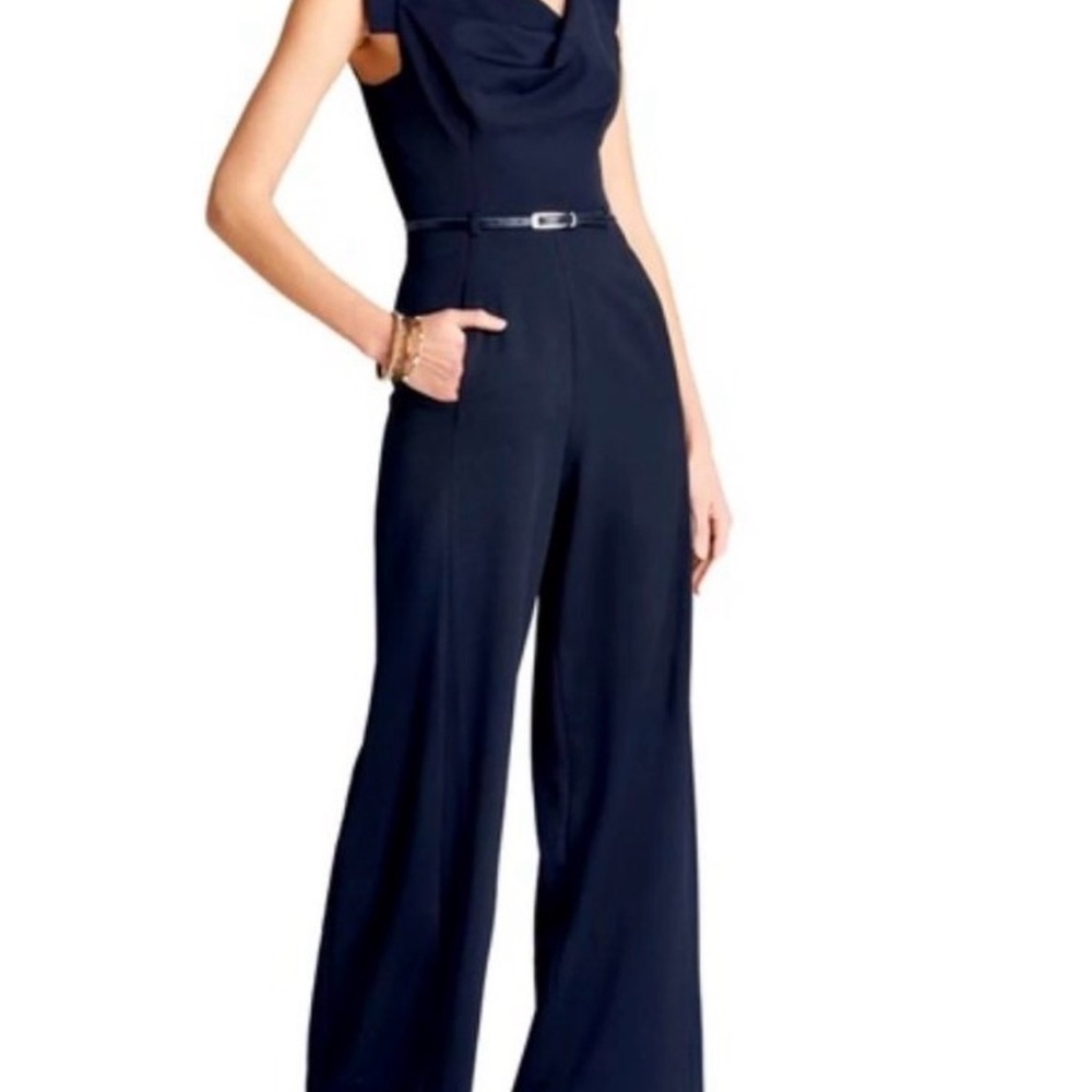 Black Halo NWT 10 Jackie O jumpsuit MSRP $420